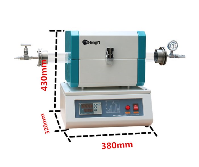 CHY-T1250S Laboratory 1200 degree Mini Tube Furnace