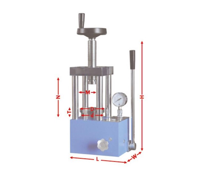 CHY-30T Economic Hydraulic Press with Protective Cover and Digital Gauge