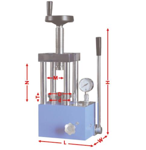 CHY-15T Laboratory Hydraulic Press for Powder Pressing