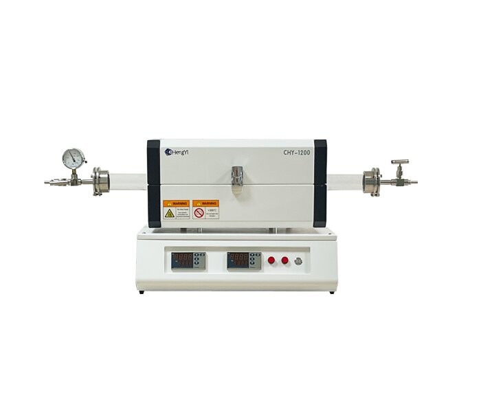 CHY-T1250S-B1200 degree Mini Double Heating Zone Tube Furnace