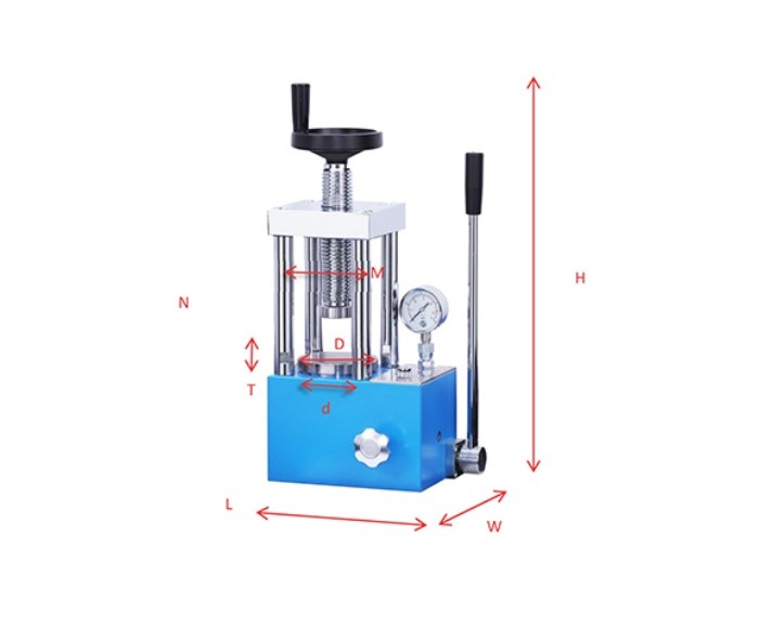 30 Ton Manual Hydraulic Press for Laboratory XRF FTIR Sample Prep