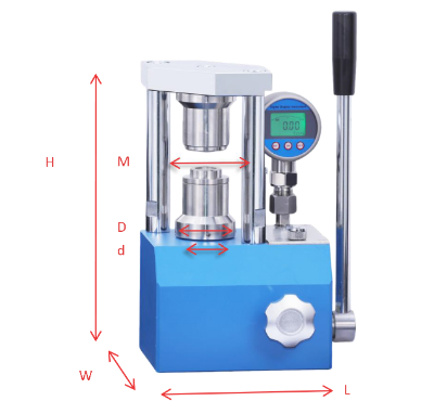 PC-2NS Manual Button Digital Coin Cell Crimper