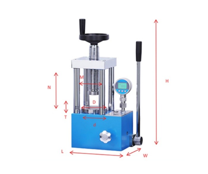 15T-40T Lab Digital Manual Hydraulic Press 