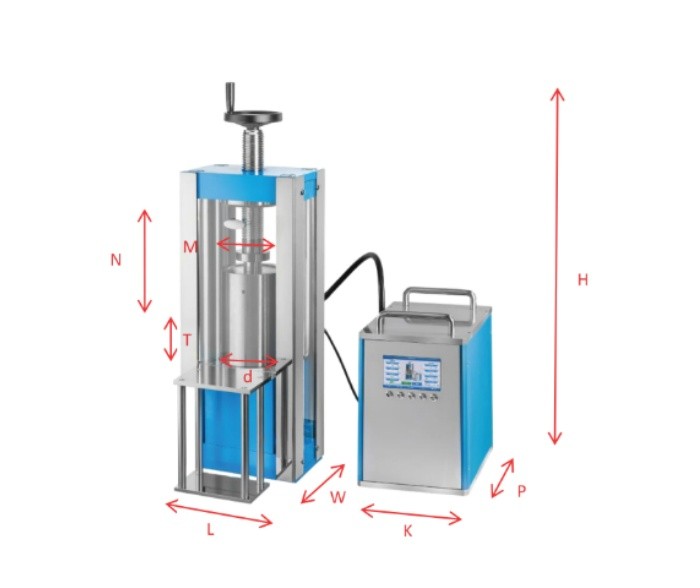 150T Split Type Electric Cold Isostatic Pressing CIP PCD-150J