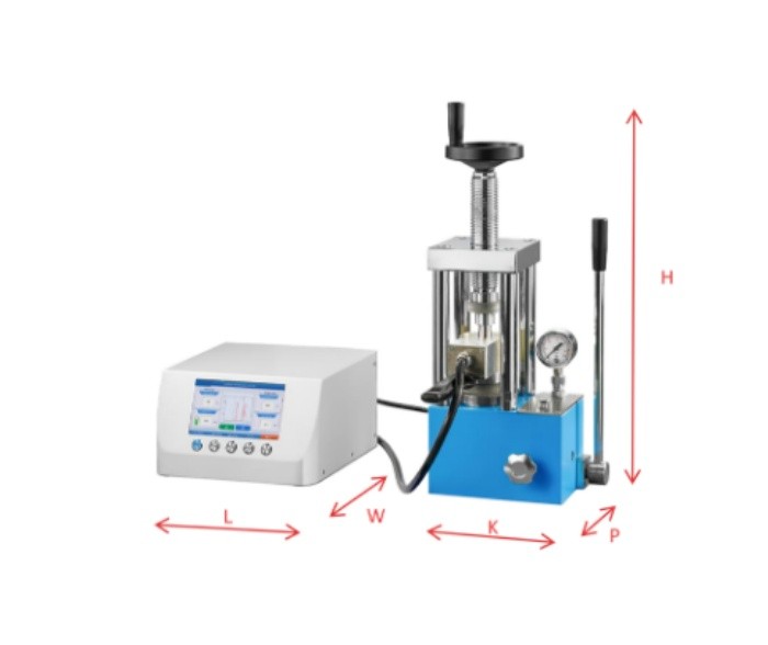 CHY-600A Laboratory 24 Ton Heated Press 